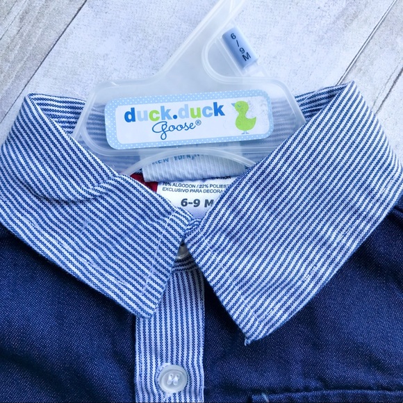 NWT baseball Jean onesie with snaps 6-9 mo - Picture 5 of 9